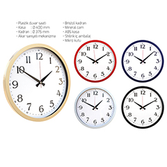Plastik Duvar Saati
