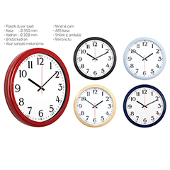 Plastik Duvar Saati