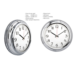 Krom Duvar Saati