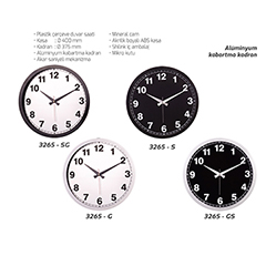 Plastik Çerçeve Duvar Saati