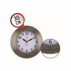 Metal Çerçeve Duvar Saati 30cm