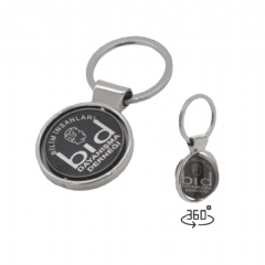 Ağaçoluk Çift Yön Metal Döner Anahtarlık