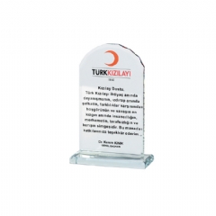 Ülkü Kristal Plaket