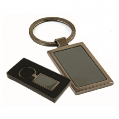 Shiny Black Metal Anahtarlık