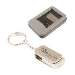 Döner Kapaklı Metal Usb Flash Bellek