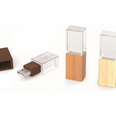 Ahşap Ve Kristal Usb Flash Bellek