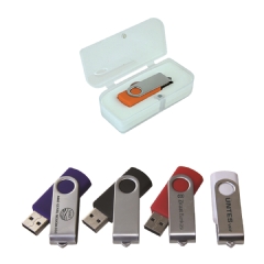 Döner Kapaklı Metal Usb Flash Bellek