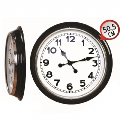  Metal Çerçeve Duvar Saati 50.5cm