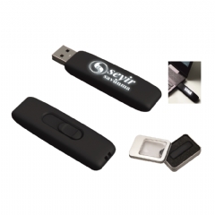 Rubber Gövde Işıklı Lazer Kazıma Usb Flash Bellek