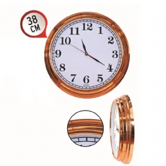  Kromaj Çerçeve Duvar Saati 38cm