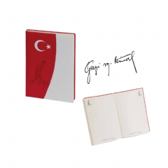 Atatürk Tarihsiz Defter (16x24 cm) (320 Sayfa)