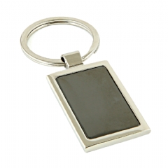 Shiny Black Metal Anahtarlık