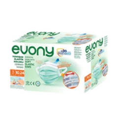 Evony Tek Kullanımlık Maske 10 X 24 Adet