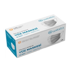 Wexta Tek Kullanımlık Melt Blown Maske 50'Li
