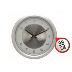  Plastik Çerçeve Çemberli Metal Kadran Duvar Saati 38cm