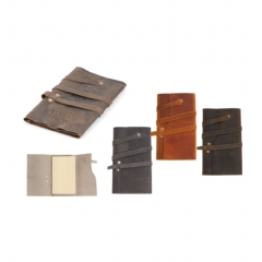 Gerçek Deri Defter Kılıfı