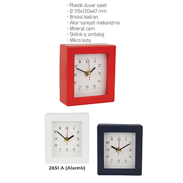 Plastik Duvar Saati