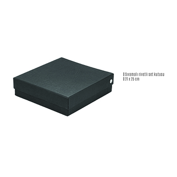 Sıvamalı Rivetli Set Kutusu (21x25cm)