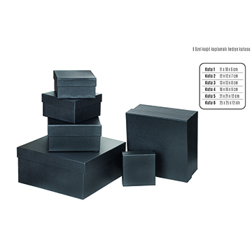 Özel Kağıt Kaplamalı Hediye Kutusu (11x10x6cm)