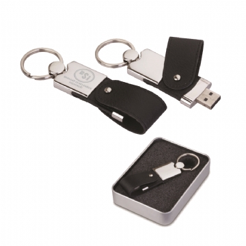 Deri Ve Metal Usb Flash Bellek