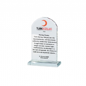 Ülkü Kristal Plaket