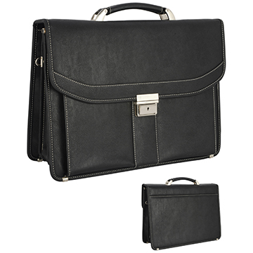 Suni Deri Evrak Çantası