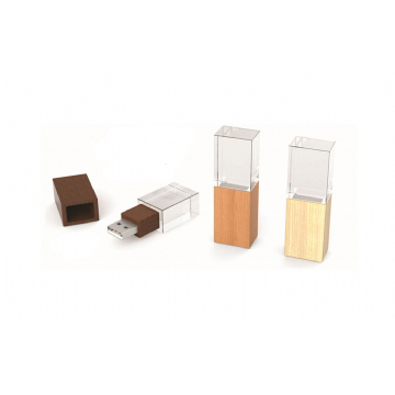 Ahşap Ve Kristal Usb Flash Bellek