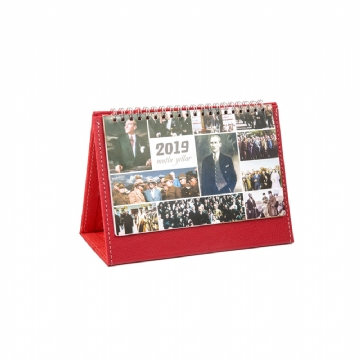 ALA-16 Deri Masa Üstü Takvim