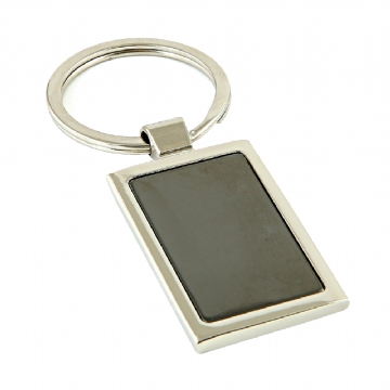 Shiny Black Metal Anahtarlık